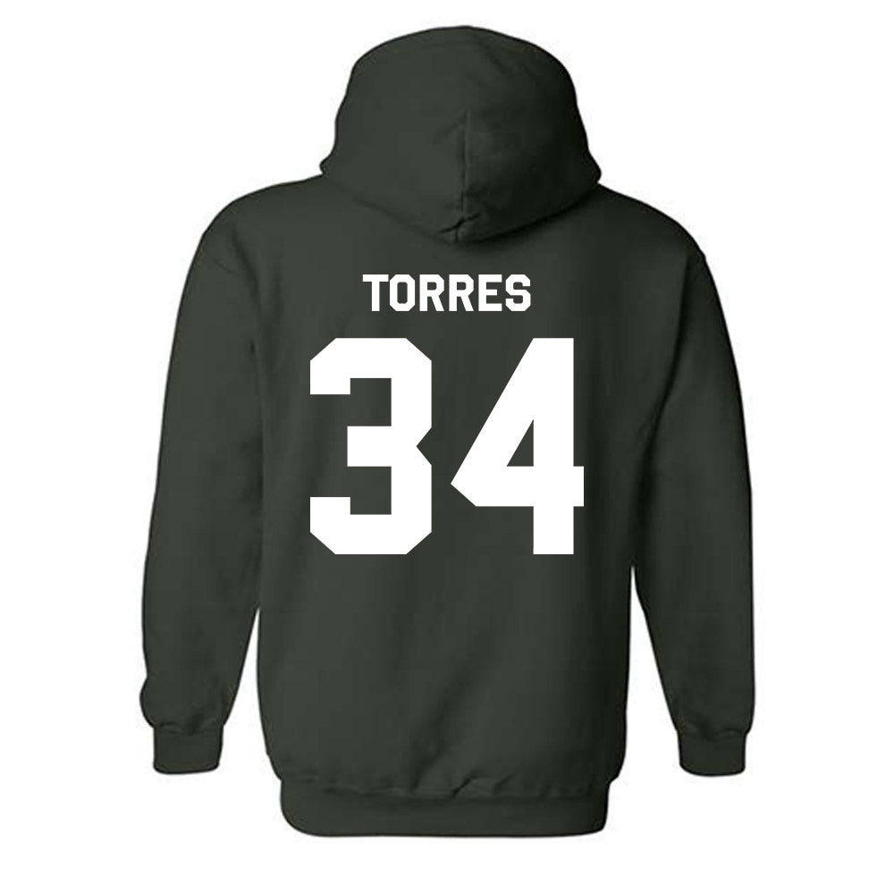 Miami - NCAA Baseball : Michael Torres - Classic Shersey Hooded Sweatshirt-1