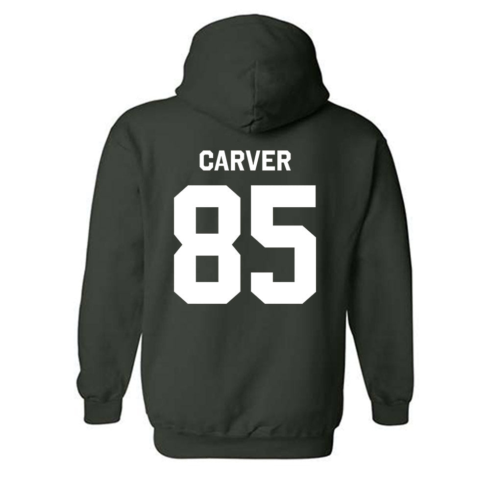 Miami - NCAA Football : Jackson Carver - Classic Shersey Hooded Sweatshirt-1