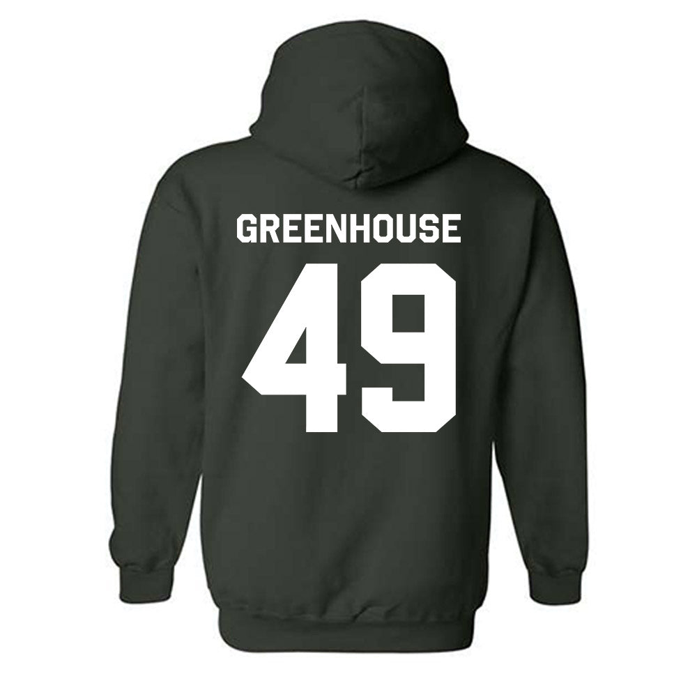 Miami - NCAA Baseball : Mason Greenhouse - Classic Shersey Hooded Sweatshirt-1