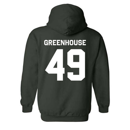 Miami - NCAA Baseball : Mason Greenhouse - Classic Shersey Hooded Sweatshirt-1