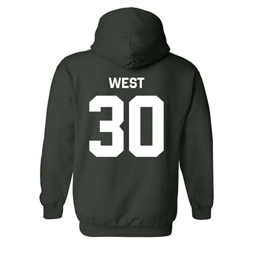 Miami - NCAA Baseball : Brylan West - Classic Shersey Hooded Sweatshirt-1