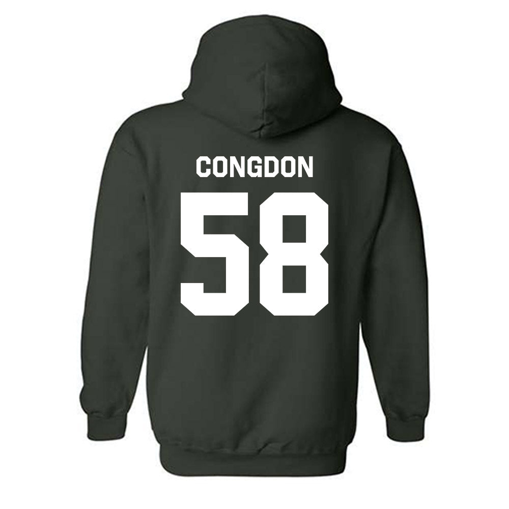 Miami - NCAA Football : Ben Congdon - Classic Shersey Hooded Sweatshirt-3