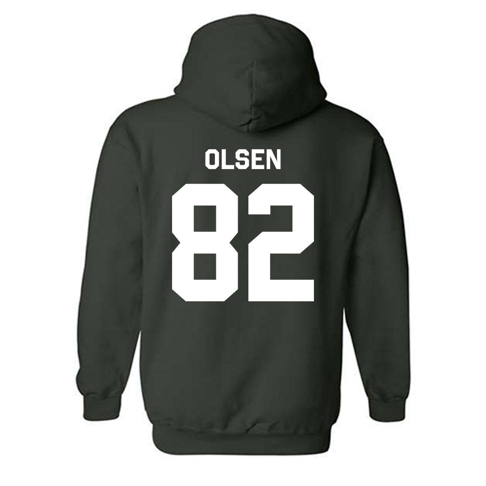 Miami - NCAA Football : Jack Olsen - Classic Shersey Hooded Sweatshirt-3