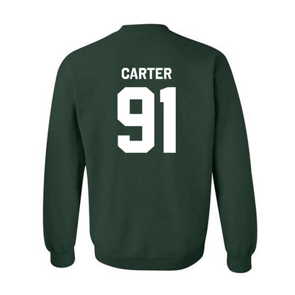 Miami - NCAA Football : Jarquez Carter - Classic Shersey Crewneck Sweatshirt-3