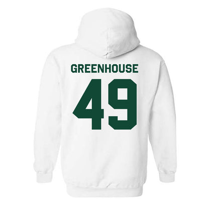 Miami - NCAA Baseball : Mason Greenhouse - Classic Shersey Hooded Sweatshirt-1