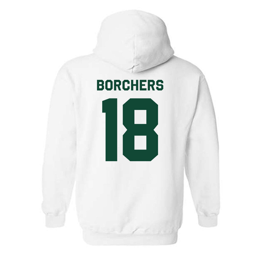 Miami - NCAA Football : Joe Borchers - Classic Shersey Hooded Sweatshirt-1