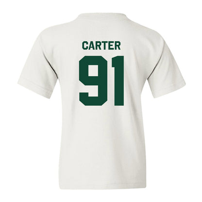 Miami - NCAA Football : Jarquez Carter - Classic Shersey Youth T-Shirt-2