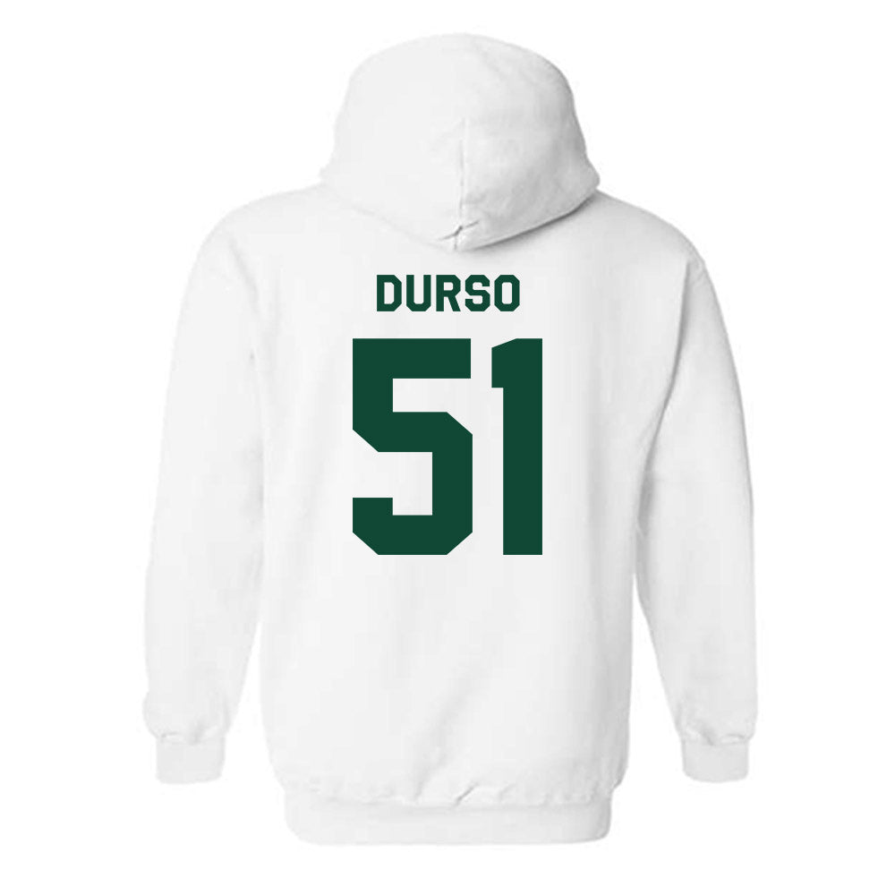 Miami - NCAA Baseball : Jack Durso - Classic Shersey Hooded Sweatshirt-1