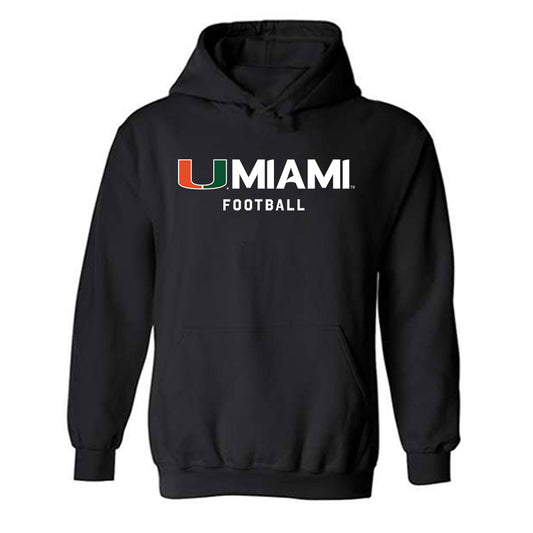 Miami - NCAA Football : Jackson Cantwell - Classic Shersey Hooded Sweatshirt-0