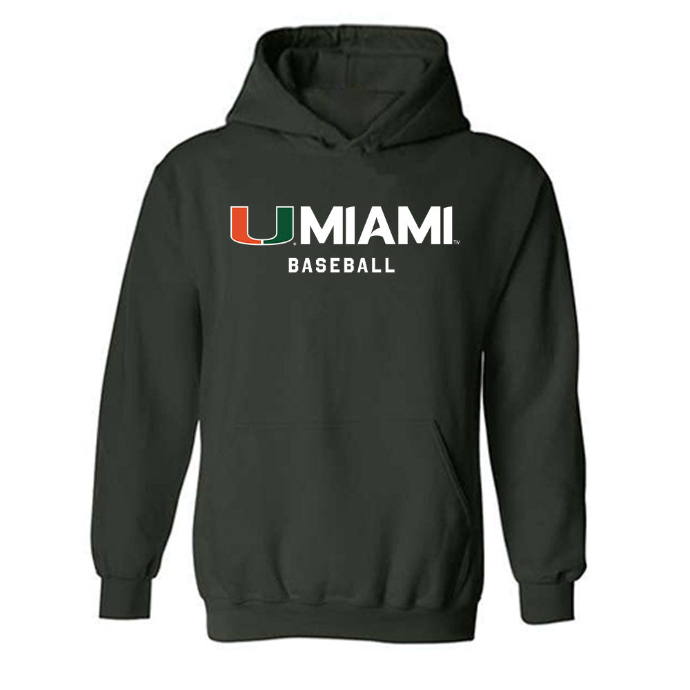 Miami - NCAA Baseball : Bennett Gary - Classic Shersey Hooded Sweatshirt-0