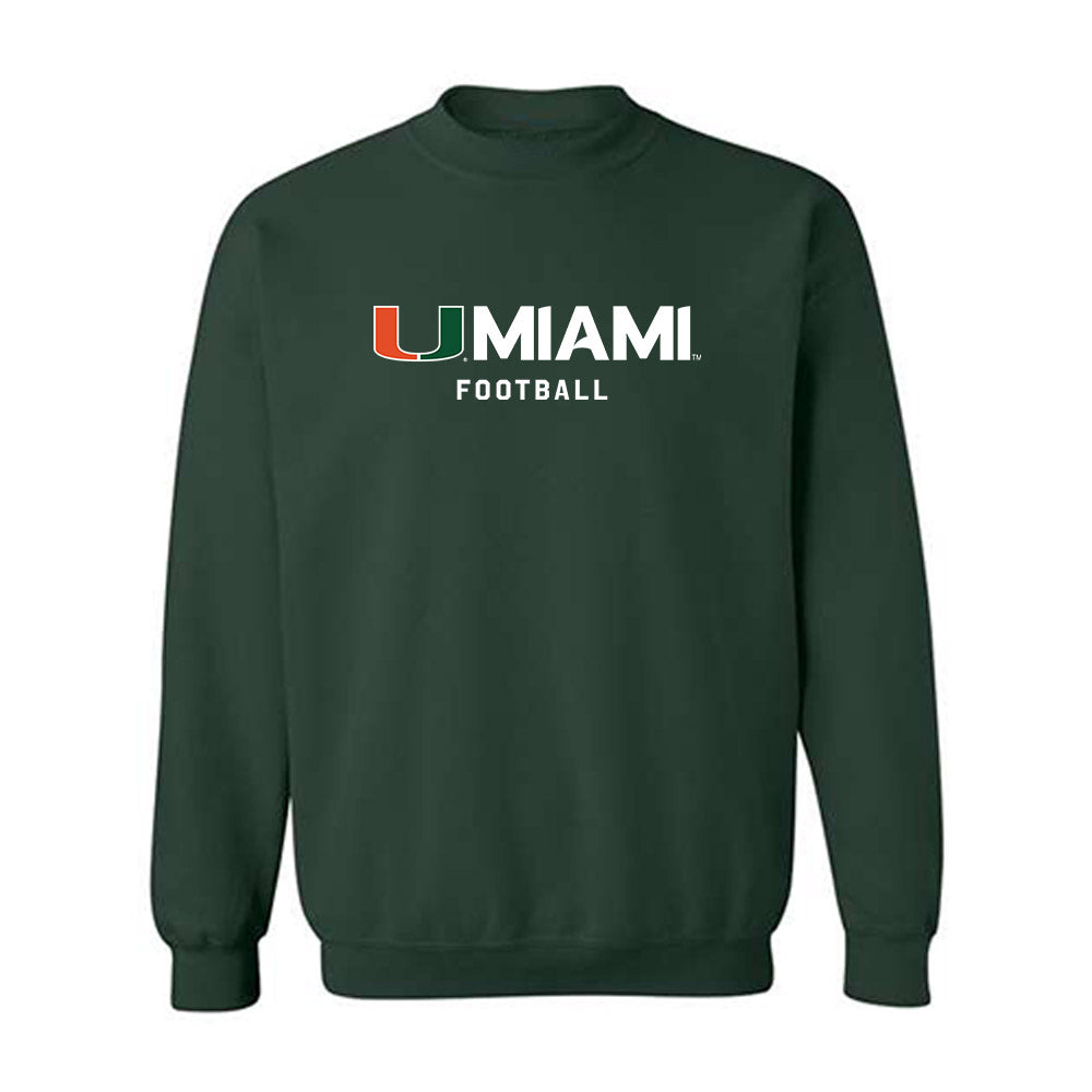 Miami - NCAA Football : Asharri Charles - Classic Shersey Crewneck Sweatshirt-1