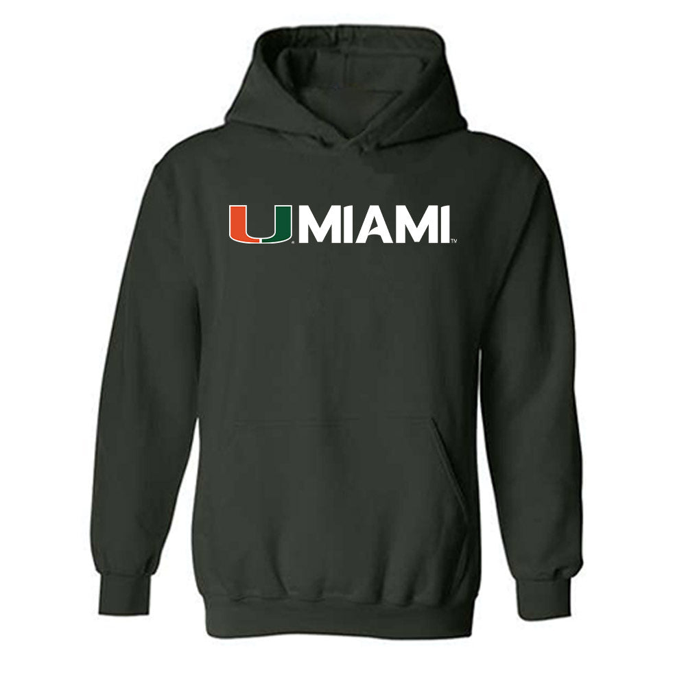 Miami - NCAA Football : Zechariah Poyser - Classic Shersey Hooded Sweatshirt-0