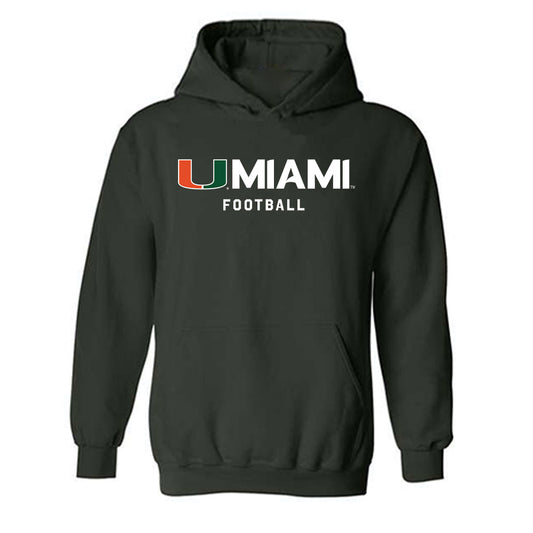 Miami - NCAA Football : Cole McConathy II - Classic Shersey Hooded Sweatshirt-0