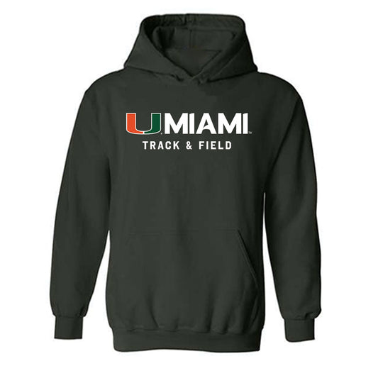 Miami - NCAA Women's Track & Field : Emma Hencock - Classic Shersey Hooded Sweatshirt-0