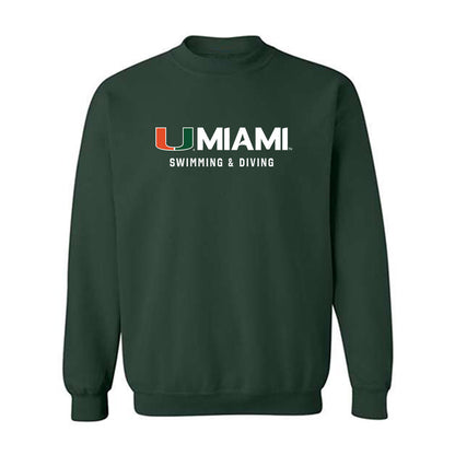 Miami - NCAA Women's Swimming & Diving : Leah Treglia - Classic Shersey Crewneck Sweatshirt-1