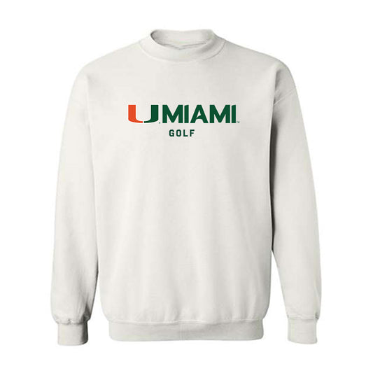 Miami - NCAA Women's Golf : Barbora Buj'kov' - Classic Shersey Crewneck Sweatshirt-0