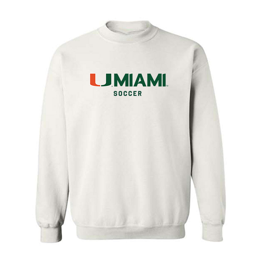 Miami - NCAA Women's Soccer : Carlie Wysocki - Classic Shersey Crewneck Sweatshirt-0
