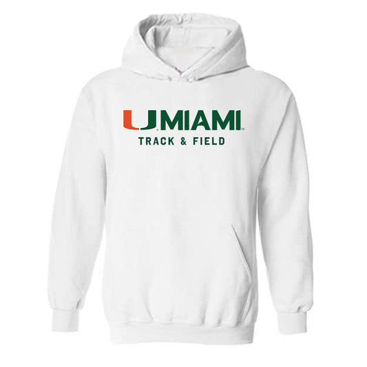 Miami - NCAA Men's Track & Field : The Sauder - Classic Shersey Hooded Sweatshirt-0