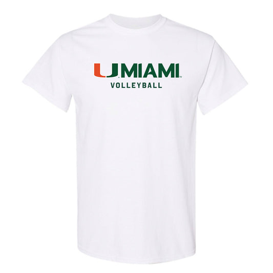 Miami - NCAA Women's Volleyball : Denitsa Angelova - Classic Shersey T-Shirt-0