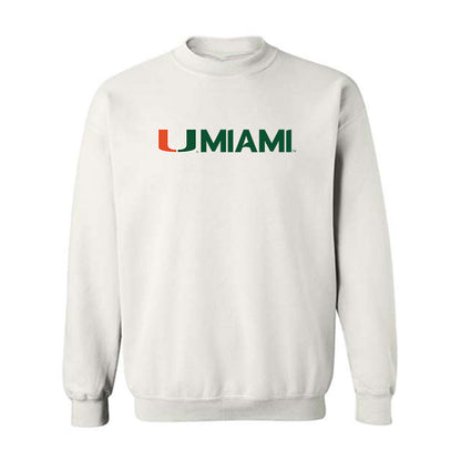 Miami - NCAA Football : Zechariah Poyser - Classic Shersey Crewneck Sweatshirt-0
