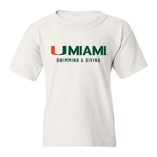 Miami - NCAA Women's Swimming & Diving : Leah Treglia - Classic Shersey Youth T-Shirt-0