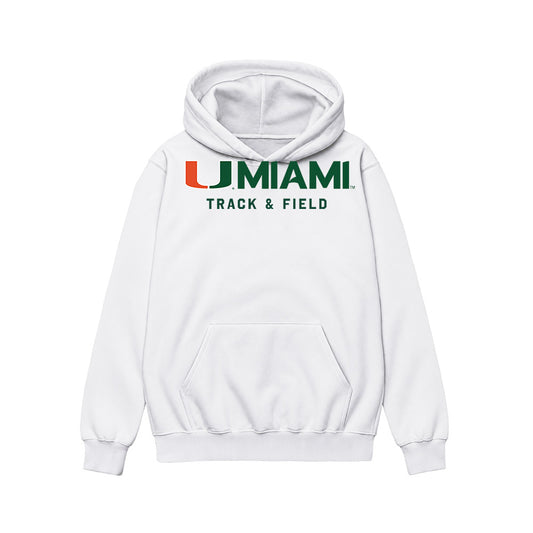 Miami - NCAA Women's Track & Field : Nikolia Poirazidi - Classic Shersey Hooded Sweatshirt-0