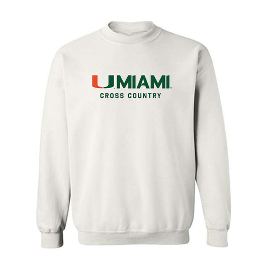 Miami - NCAA Men's Cross Country : Nico Valentine - Classic Shersey Crewneck Sweatshirt-0