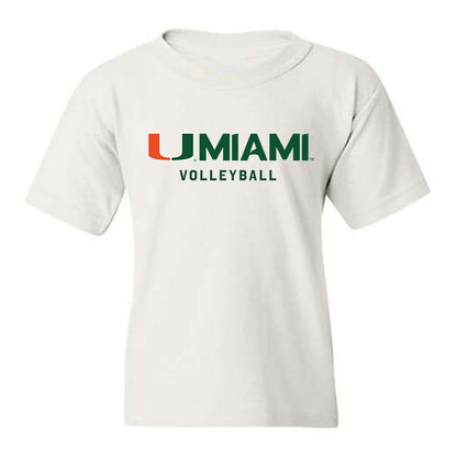 Miami - NCAA Women's Volleyball : Avery Bain - Classic Shersey Youth T-Shirt-0