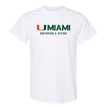 Miami - NCAA Women's Swimming & Diving : Carly Lahr - Classic Shersey T-Shirt-0
