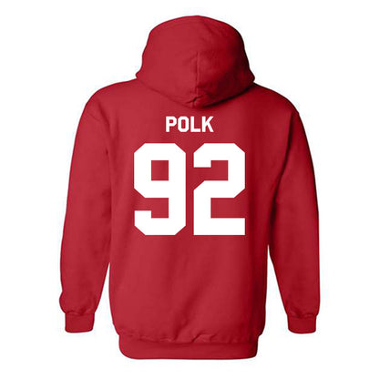 Rutgers - NCAA Football : Jermaine Polk - Classic Shersey Hooded Sweatshirt-1