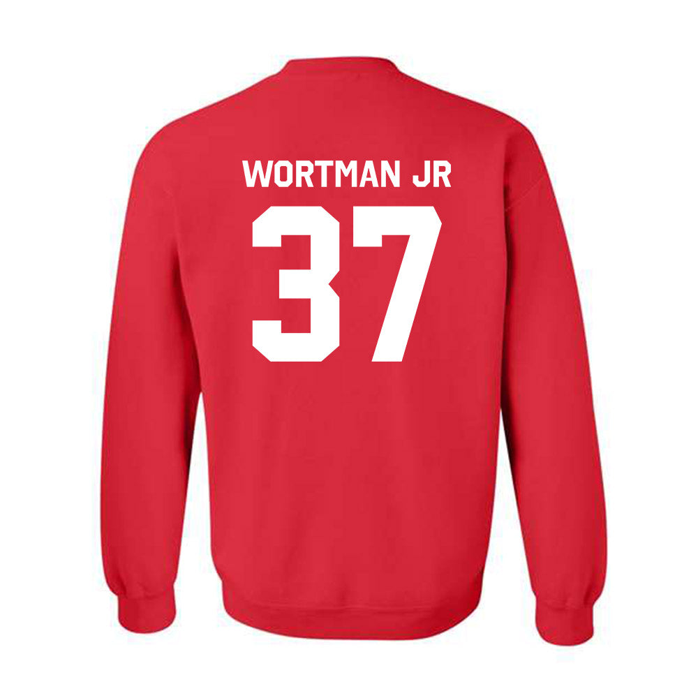 Rutgers - NCAA Football : RJ Wortman Jr - Classic Shersey Crewneck Sweatshirt-1
