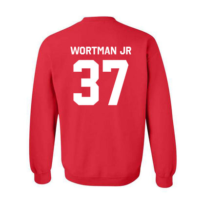 Rutgers - NCAA Football : RJ Wortman Jr - Classic Shersey Crewneck Sweatshirt-1
