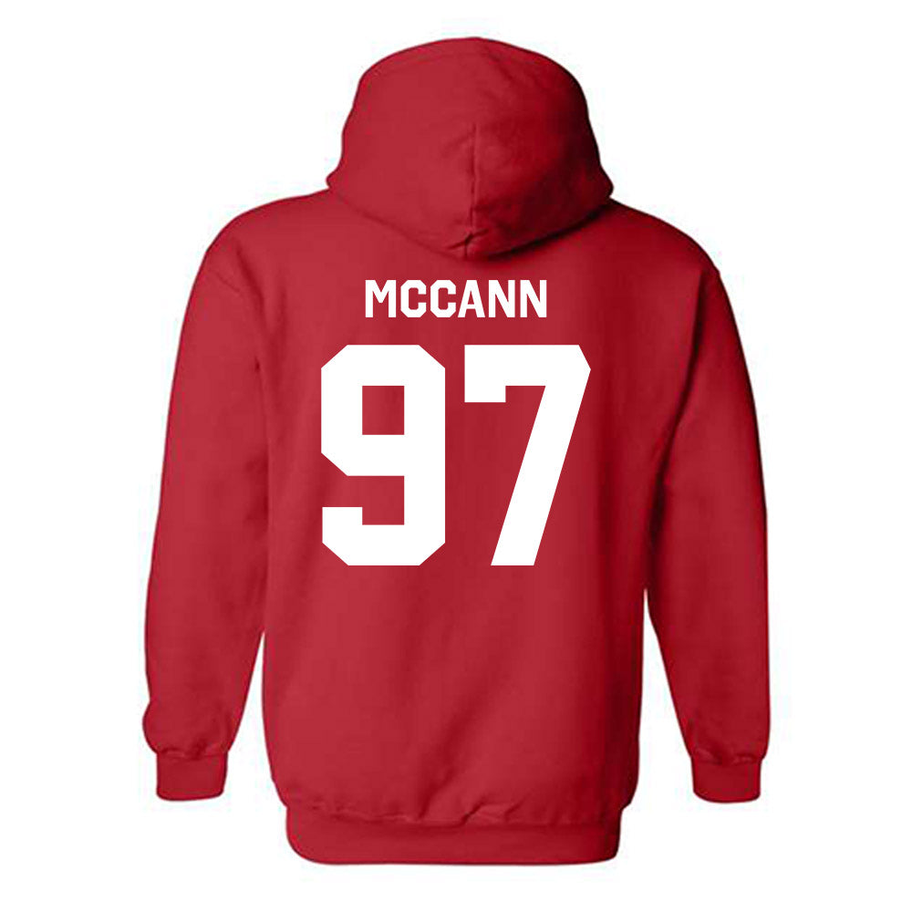 Rutgers - NCAA Football : Riley McCann - Classic Shersey Hooded Sweatshirt-1