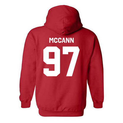 Rutgers - NCAA Football : Riley McCann - Classic Shersey Hooded Sweatshirt-1
