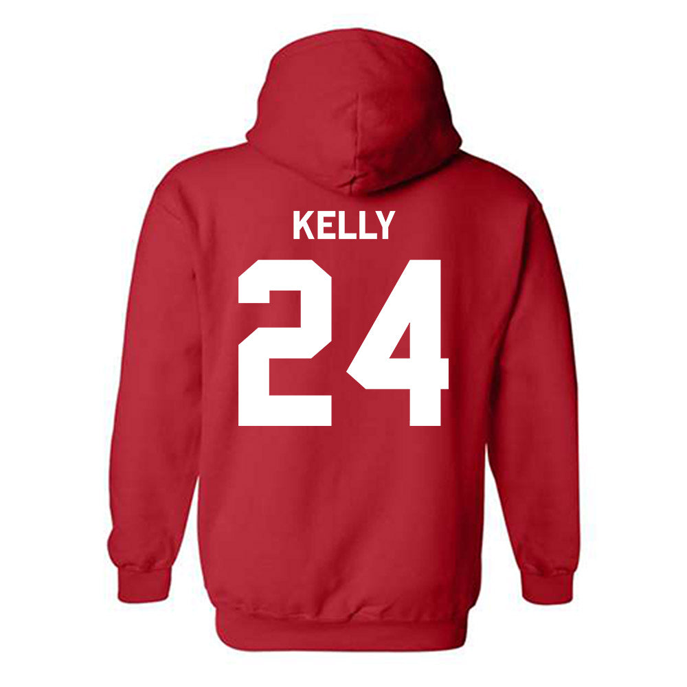 Rutgers - NCAA Men's Lacrosse : Mason Kelly - Classic Shersey Hooded Sweatshirt-1