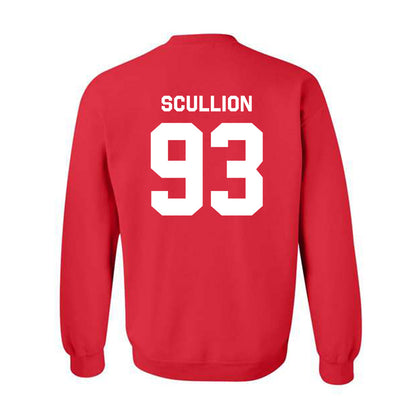 Rutgers - NCAA Football : Jack Scullion - Classic Shersey Crewneck Sweatshirt-1