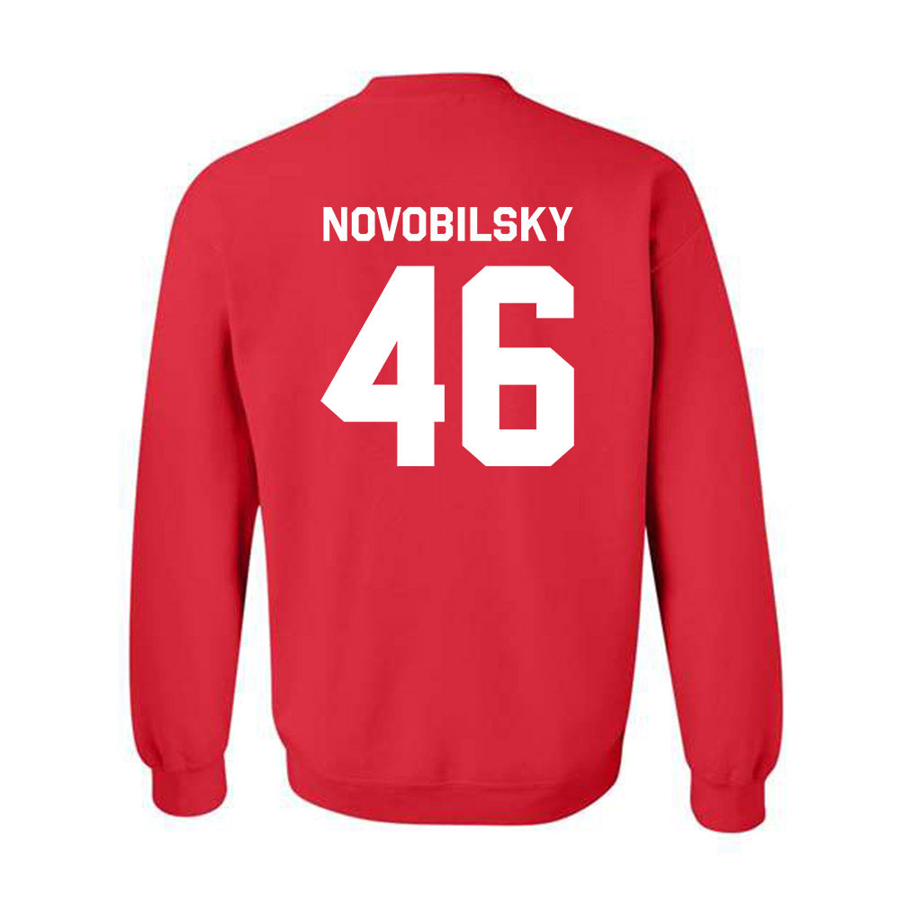 Rutgers - NCAA Baseball : Kevin Novobilsky - Classic Shersey Crewneck Sweatshirt-1
