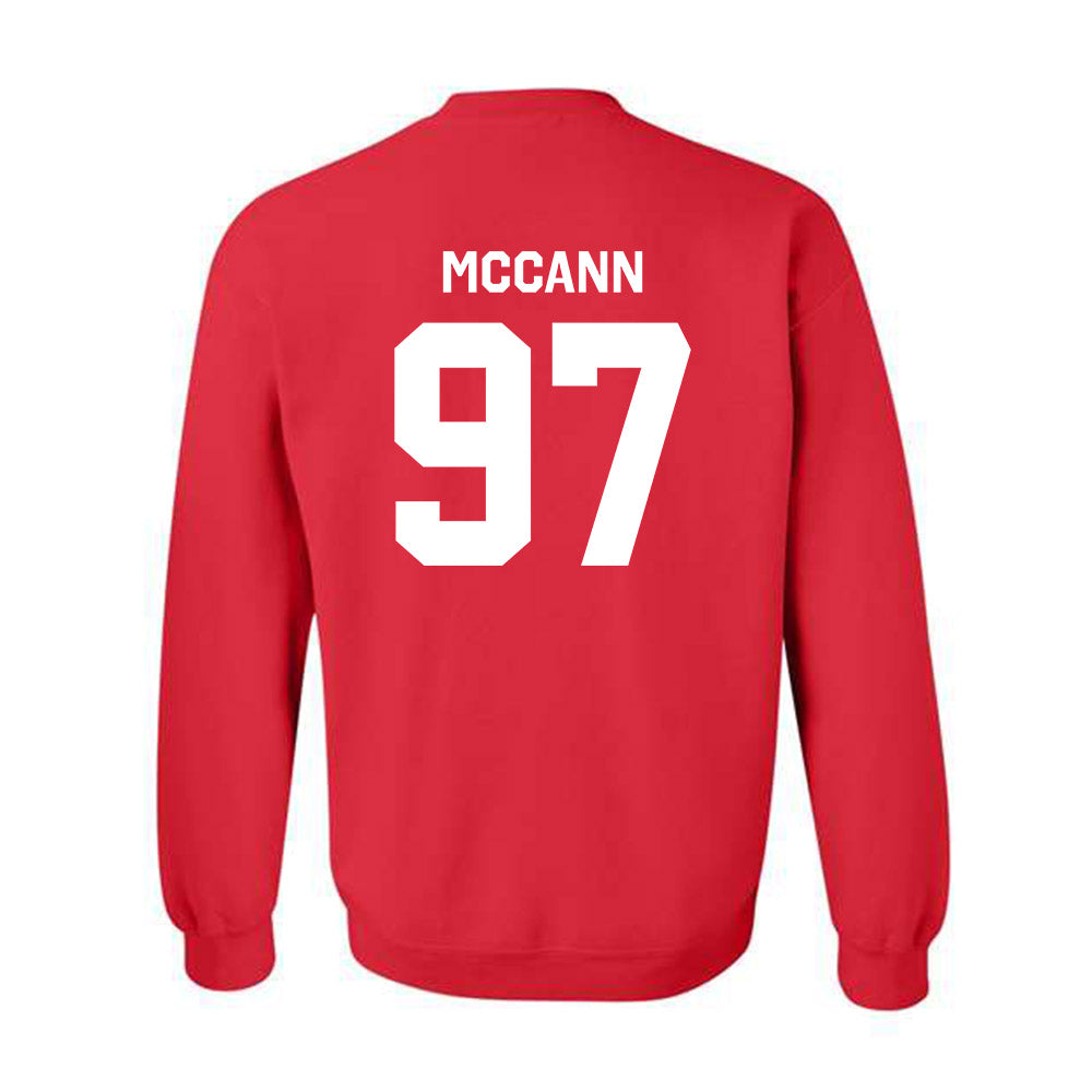 Rutgers - NCAA Football : Riley McCann - Classic Shersey Crewneck Sweatshirt-1