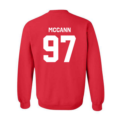 Rutgers - NCAA Football : Riley McCann - Classic Shersey Crewneck Sweatshirt-1