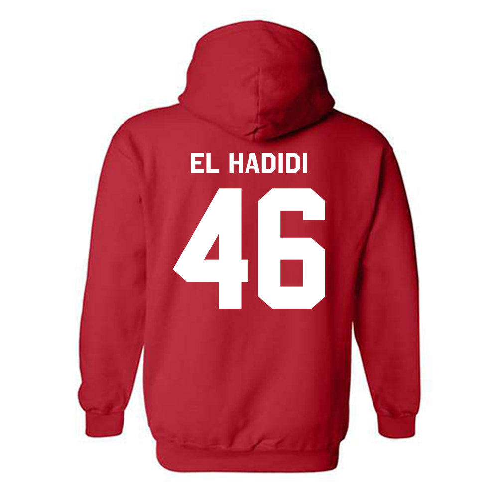 Rutgers - NCAA Football : Sammy El Hadidi - Classic Shersey Hooded Sweatshirt-1