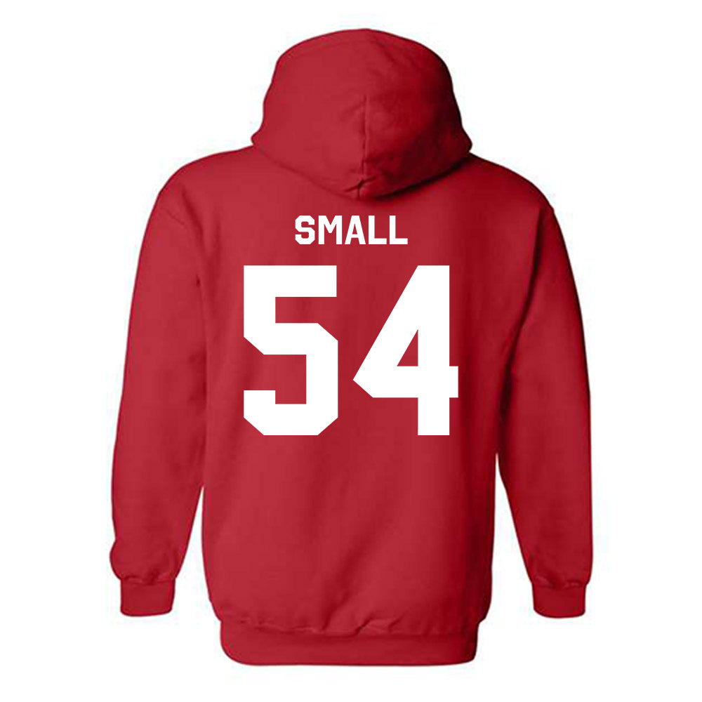 Rutgers - NCAA Football : Everett Small - Classic Shersey Hooded Sweatshirt-1