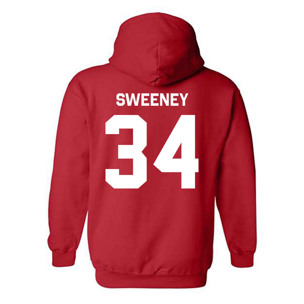 Rutgers - NCAA Baseball : Jack Sweeney - Classic Shersey Hooded Sweatshirt-1