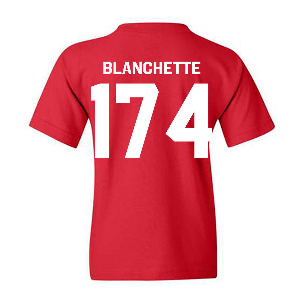 Rutgers - NCAA Wrestling : Nate Blanchette - Classic Shersey Youth T-Shirt-1
