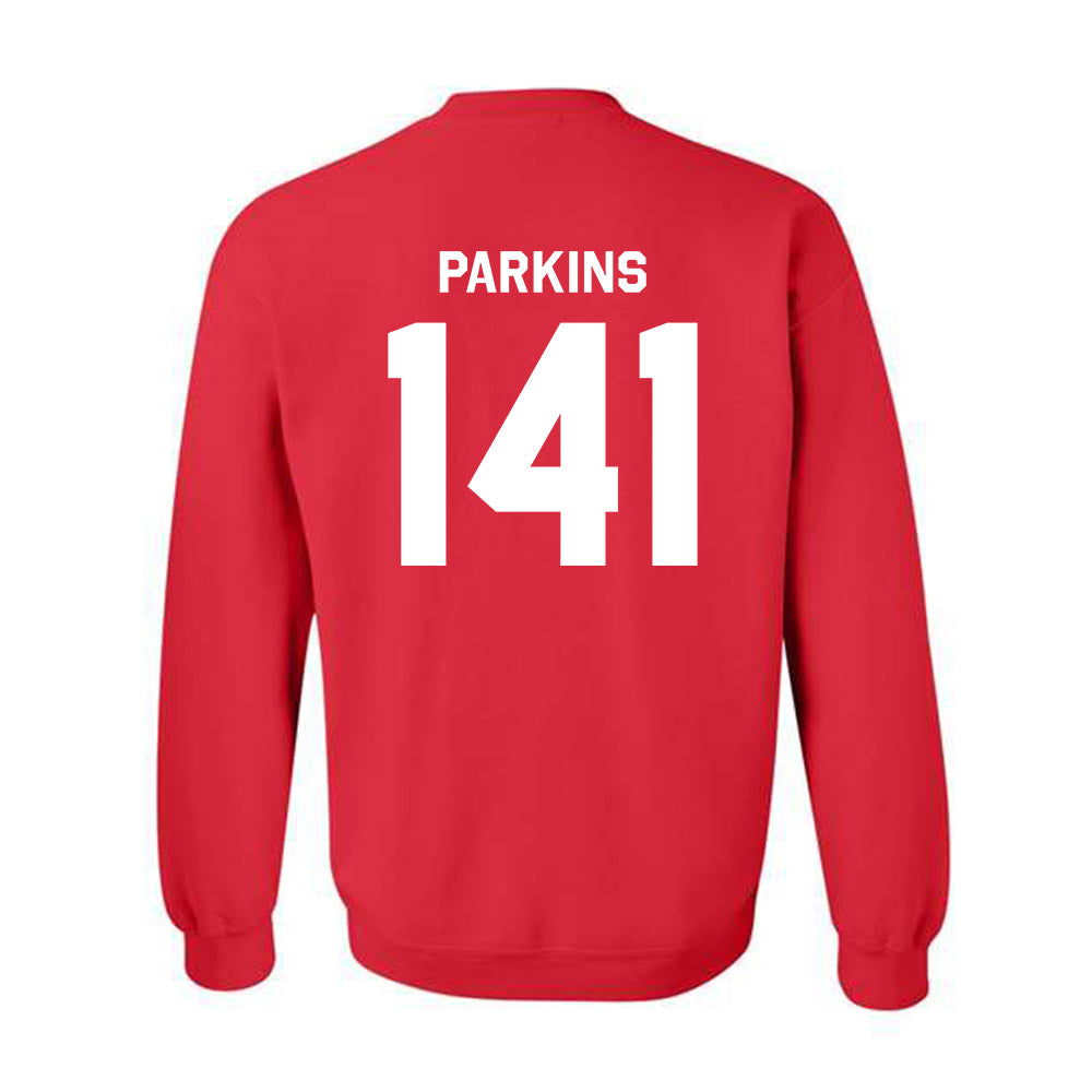Rutgers - NCAA Wrestling : Tahir Parkins - Classic Shersey Crewneck Sweatshirt-1