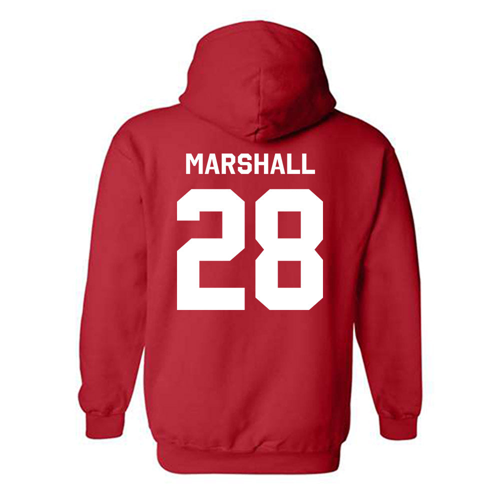 Rutgers - NCAA Football : Cannon Marshall - Classic Shersey Hooded Sweatshirt-1