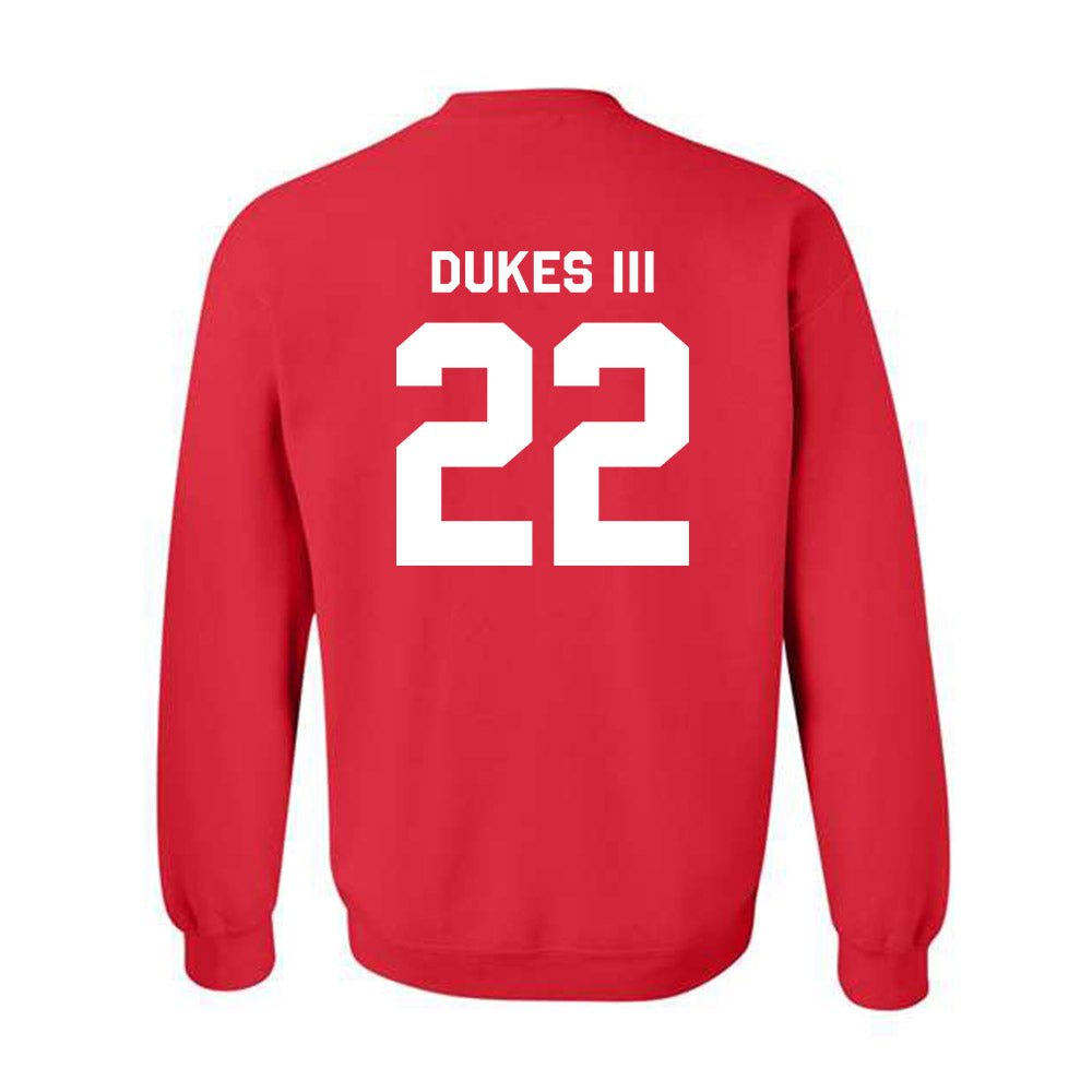 Rutgers - NCAA Football : Michael Dukes III - Classic Shersey Crewneck Sweatshirt-1