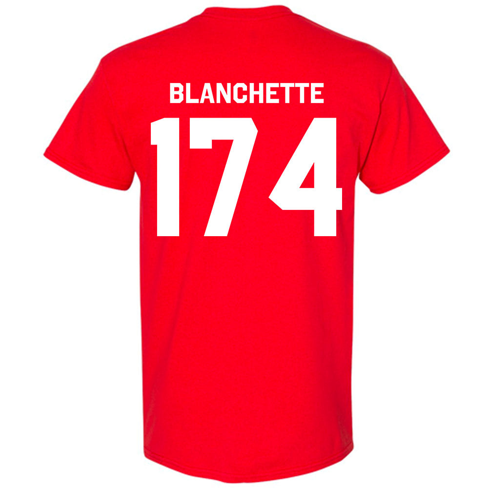 Rutgers - NCAA Wrestling : Nate Blanchette - Classic Shersey T-Shirt-1