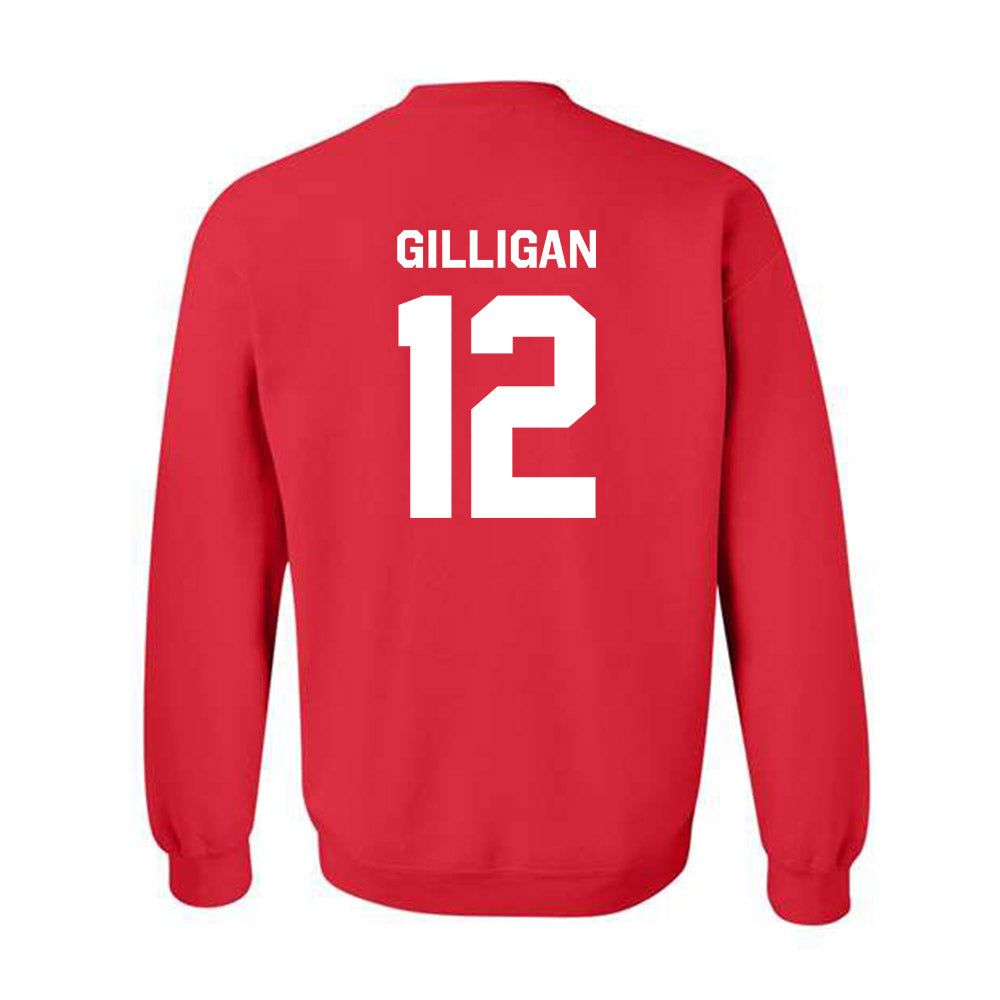 Rutgers - NCAA Baseball : Mickey Gilligan - Classic Shersey Crewneck Sweatshirt-1