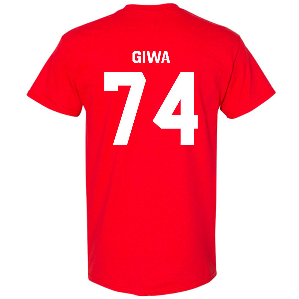 Rutgers - NCAA Football : Moshood Giwa - Classic Shersey T-Shirt-1