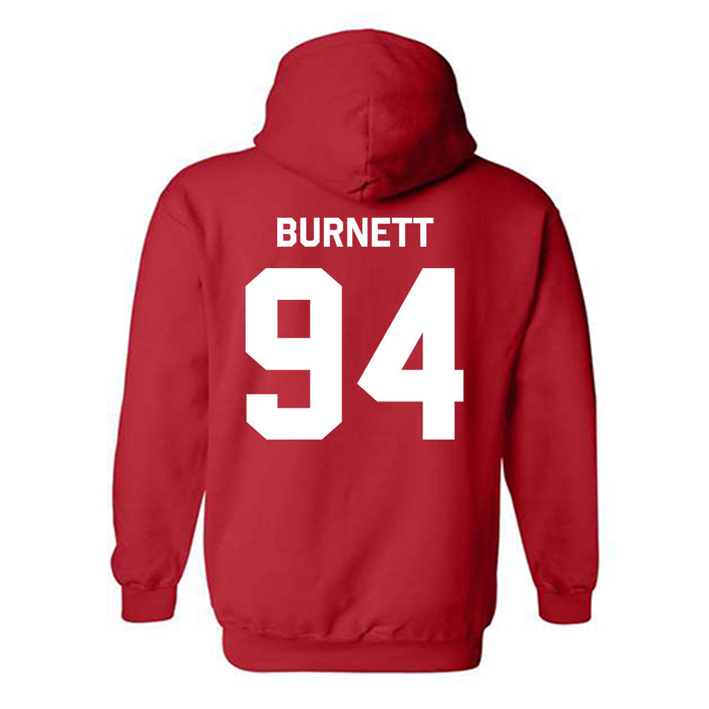 Rutgers - NCAA Football : Jdan Burnett - Classic Shersey Hooded Sweatshirt-1